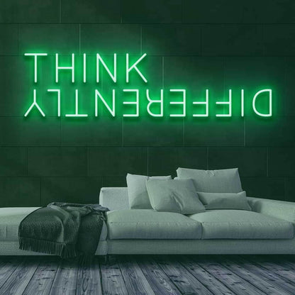 Think Differently Led Neon Sign For Inspirational And Creative Spaces | Shineneon