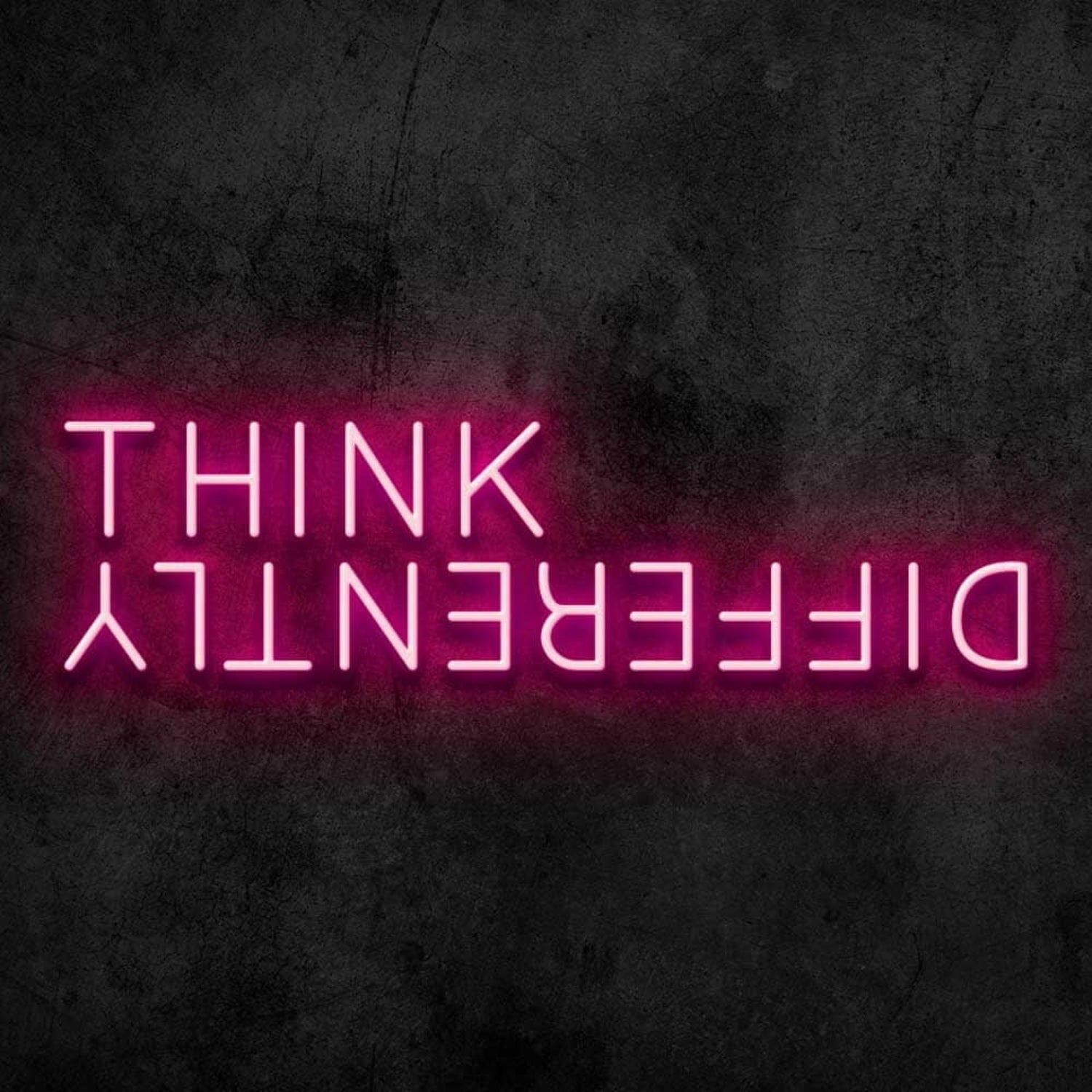 Think Differently Led Neon Sign For Inspirational And Creative Spaces | Shineneon