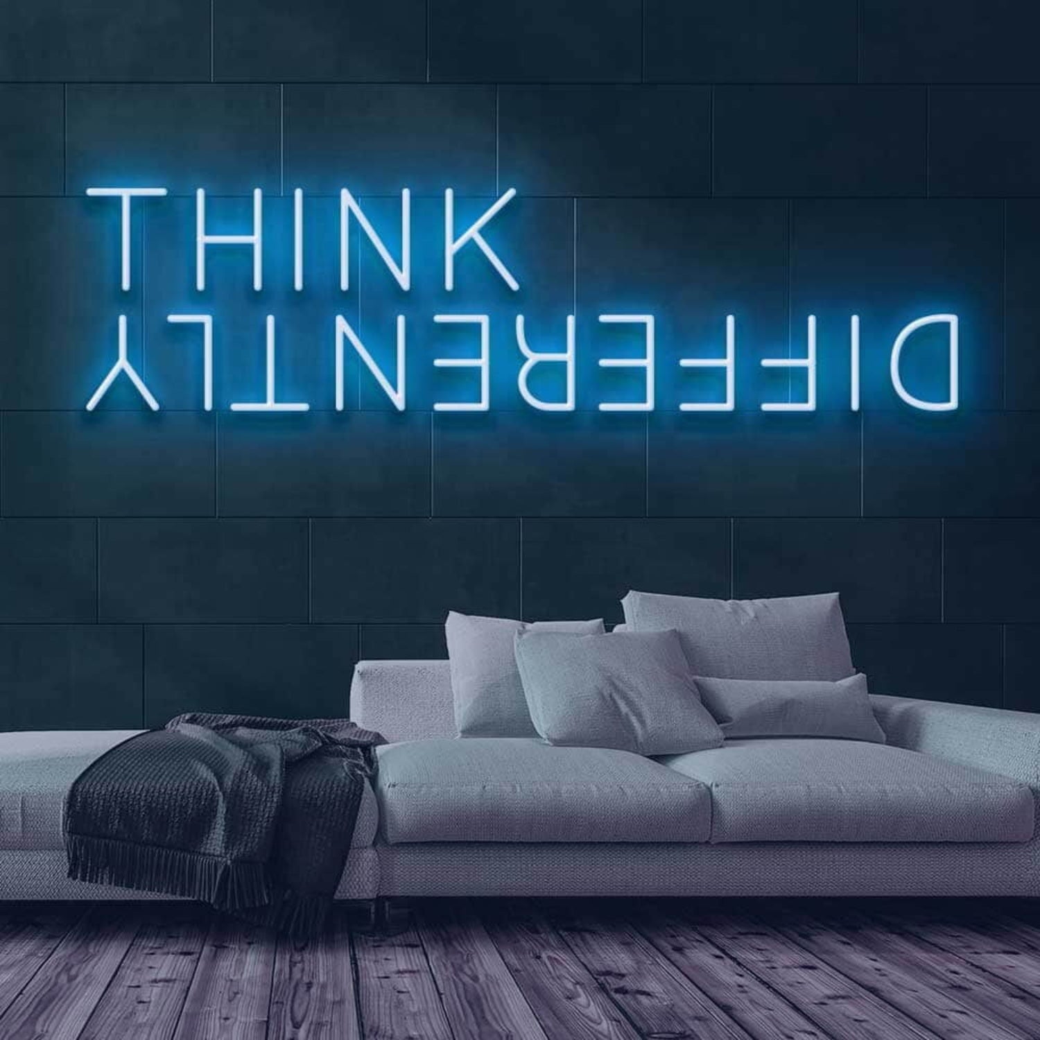 Think Differently Led Neon Sign For Inspirational And Creative Spaces | Shineneon
