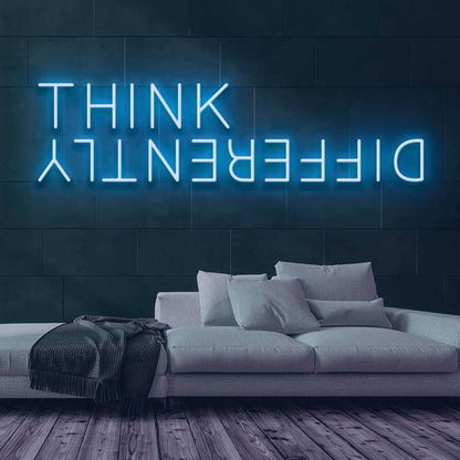 Think Differently Led Neon Sign For Inspirational And Creative Spaces | Shineneon