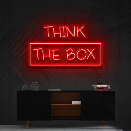 Think Outside The Box Led Neon Sign | Shineneon