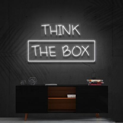 Think Outside The Box Led Neon Sign | Shineneon