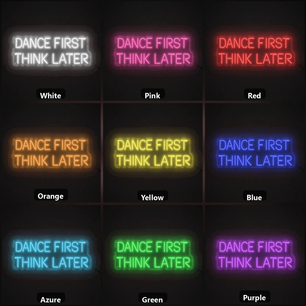 Think View LED Neon Sign color grid