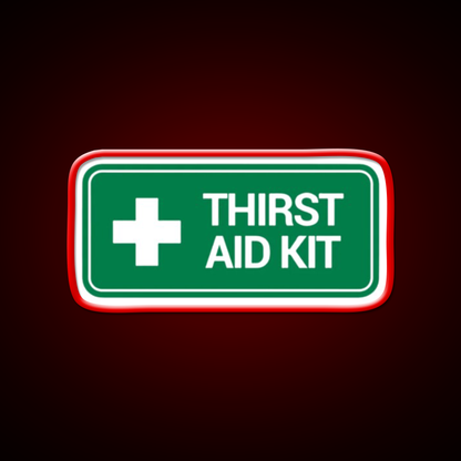 Thirst Aid Kit Logo Beer Bar Decor Led Neon Sign Rgb Color - LED neon sign view 10