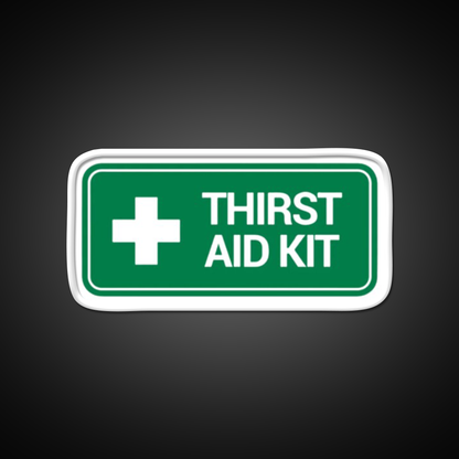Thirst Aid Kit Logo Beer Bar Decor Led Neon Sign Rgb Color
