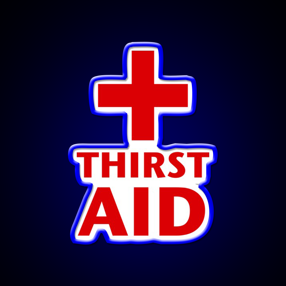 Thirst Aid Man Cave Bar Led Neon Sign Rgb Color