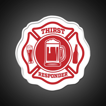 Thirst Responder Bar Tenders Cocktail Bar Decor Led Neon Sign Rgb Color - Shineneon