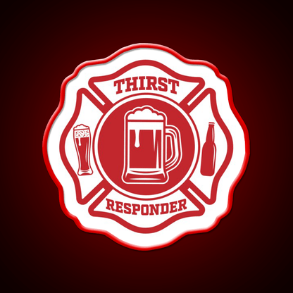 Thirst Responder Bar Tenders Cocktail Bar Decor Led Neon Sign Rgb Color - Shineneon