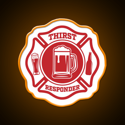 Thirst Responder Bar Tenders Cocktail Bar Decor Led Neon Sign Rgb Color - Shineneon