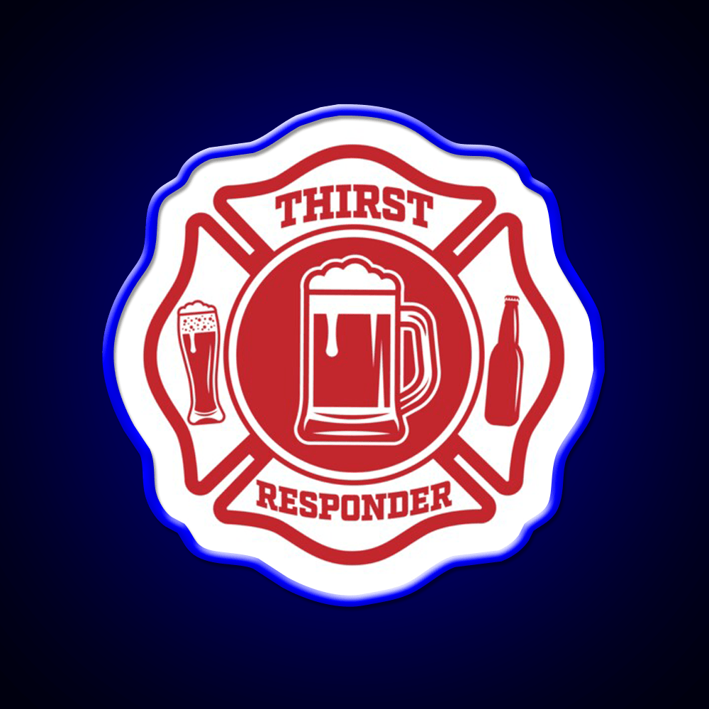 Thirst Responder Bar Tenders Cocktail Bar Decor Led Neon Sign Rgb Color - Shineneon