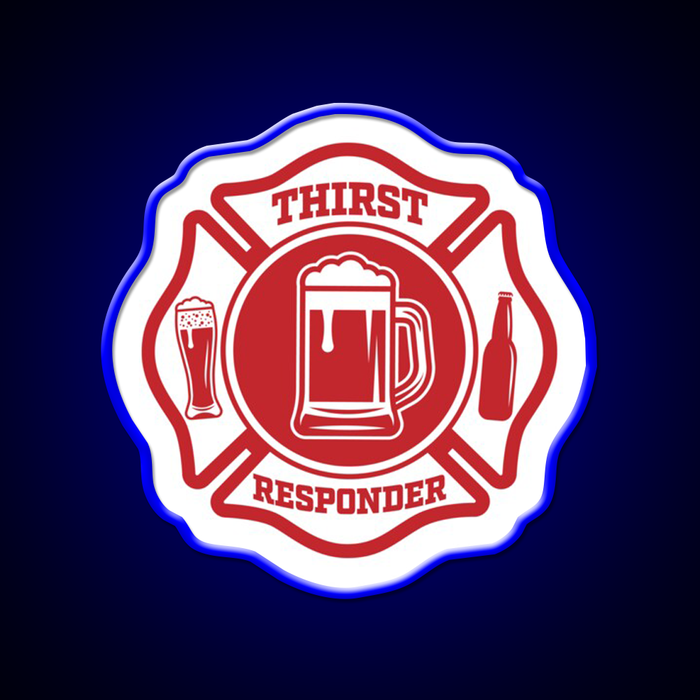 Thirst Responder For Bar Tenders Beer Bar Decor Led Neon Sign Wall Art Rgb Color - LED neon sign view 5