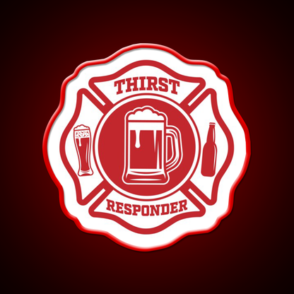 Thirst Responder For Bar Tenders Beer Bar Decor Led Neon Sign Wall Art Rgb Color - LED neon sign view 10