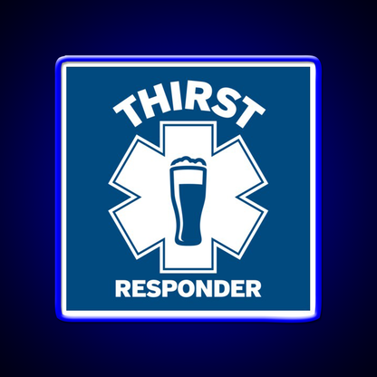 Thirst Responder Funny Design For Bar Tenders Beer Bar Decor Led Neon Sign Rgb Color - LED neon sign view 5