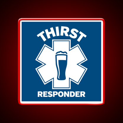 Thirst Responder Funny Design For Bar Tenders Beer Bar Decor Led Neon Sign Rgb Color - LED neon sign view 10