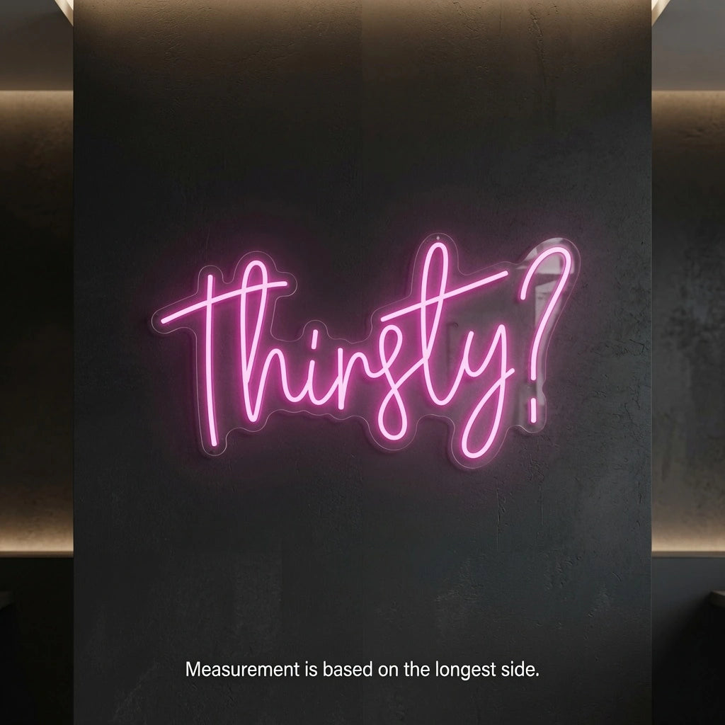 Thirsty Business LED Neon Sign - 04 Size Image
