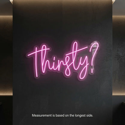 Thirsty Business LED Neon Sign - 04 Size Image