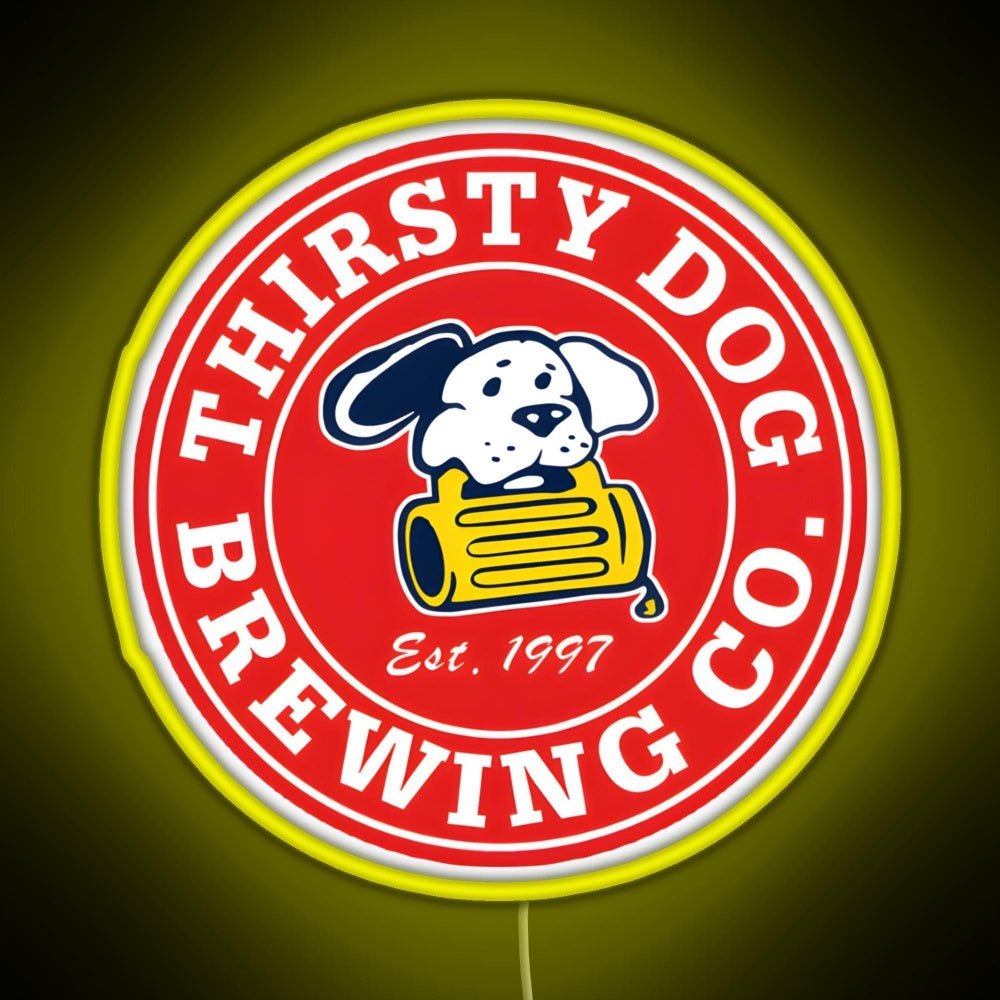 Thirsty Dog Brewery Rgb Neon Sign - Shineneon