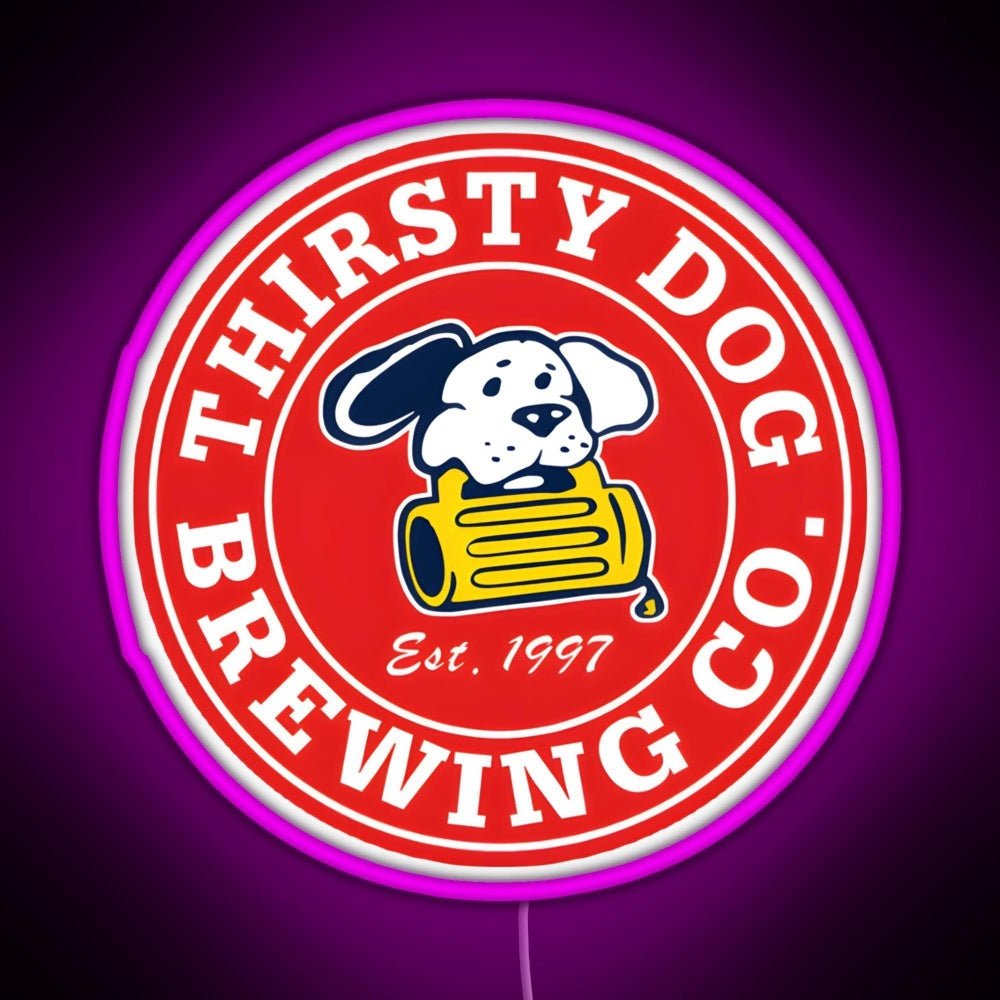 Thirsty Dog Brewery Rgb Neon Sign - Shineneon
