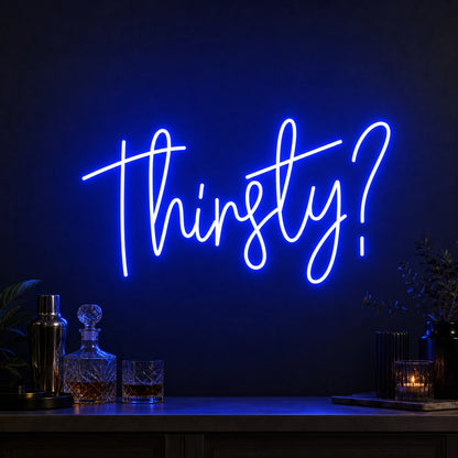 Thirsty Man Cave LED Neon Sign high-converting product image