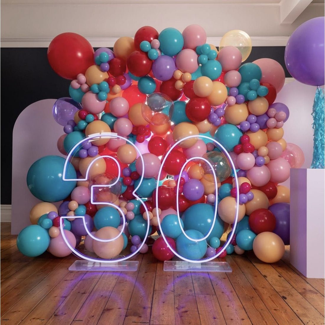 Thirty Birthday Neon Sign 30th Birthday Happy Birthday Led Sign Business Neon Sign - Shineneon