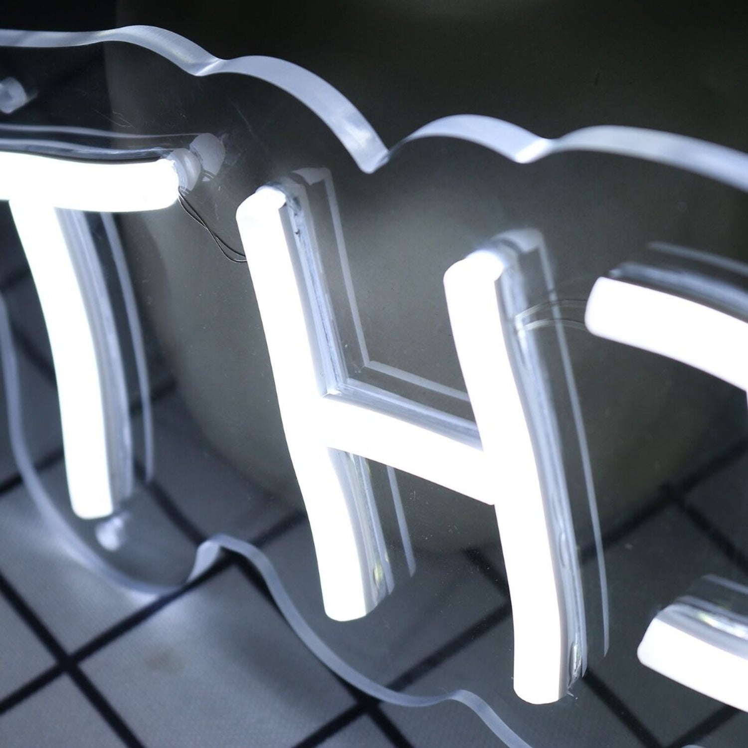 This Aint Luck White Led Neon Sign - Shineneon