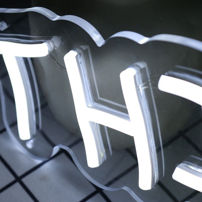 This Aint Luck White Led Neon Sign - Shineneon