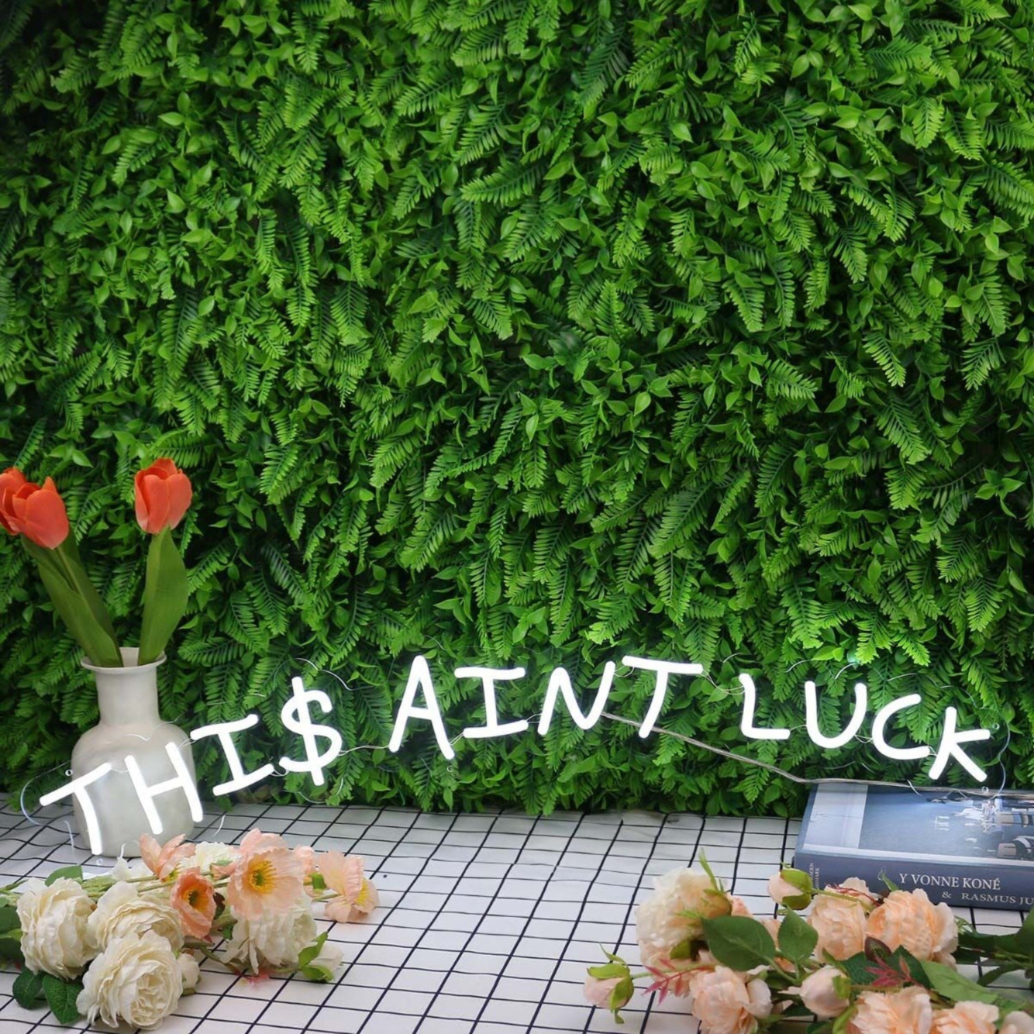 This Aint Luck White Led Neon Sign - Shineneon