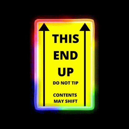 This End Up Man Cave Bar Led Neon Sign Rgb Color