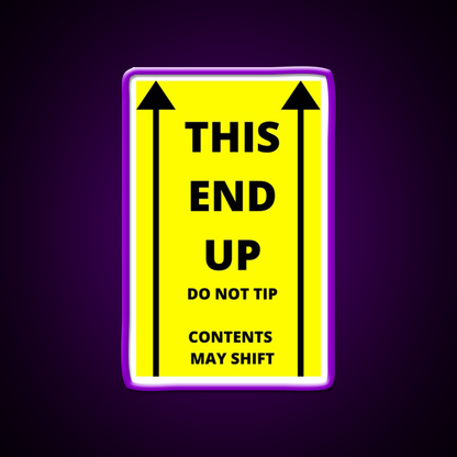 This End Up Man Cave Bar Led Neon Sign Rgb Color