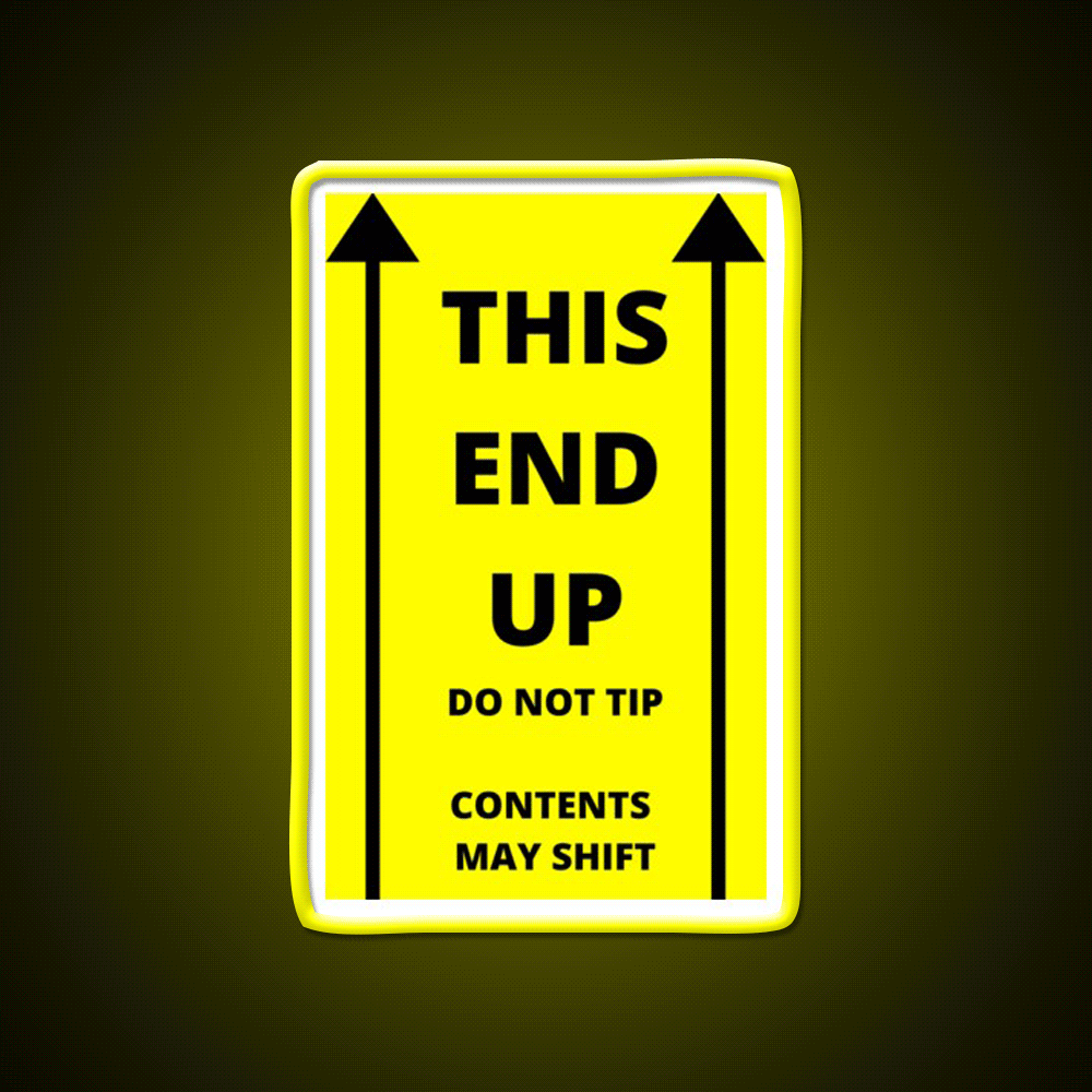 This End Up Man Cave Bar Led Neon Sign Rgb Color