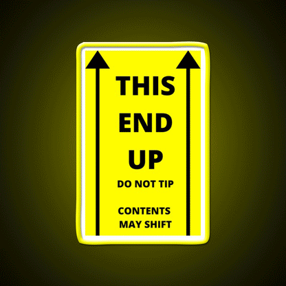 This End Up Man Cave Bar Led Neon Sign Rgb Color