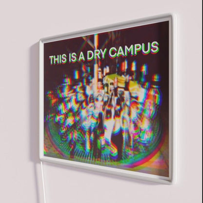 This Is A Dry Campus Drinking Humor Alcohol Beer Rgb Led Neon Sign - Shineneon