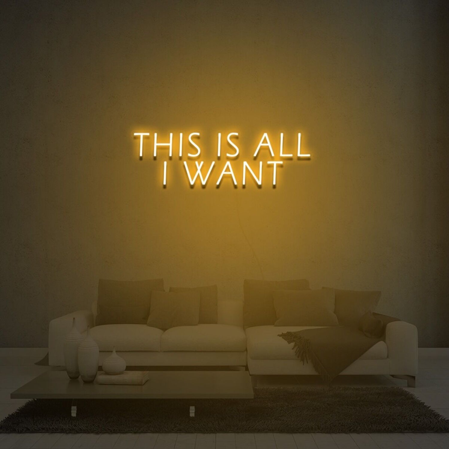 This Is All I Want Led Neon Sign Light For Home Party - Shineneon
