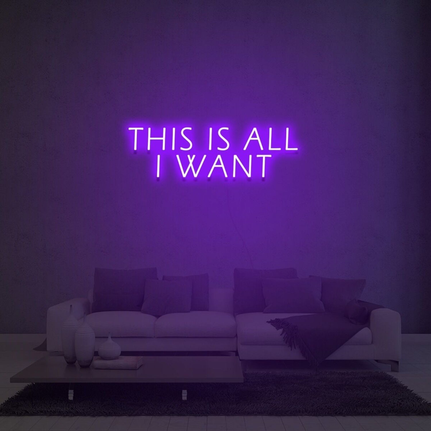 This Is All I Want Led Neon Sign Light For Home Party - Shineneon