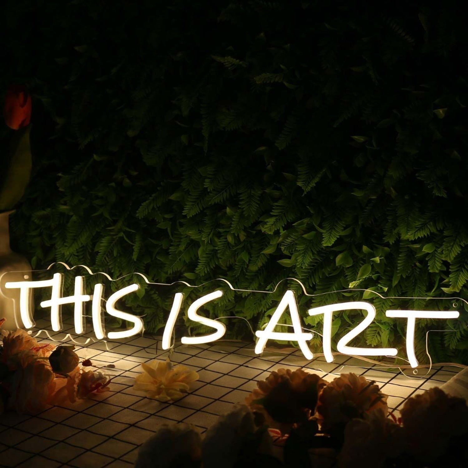 This Is Art Yellow Led Neon Sign - Shineneon