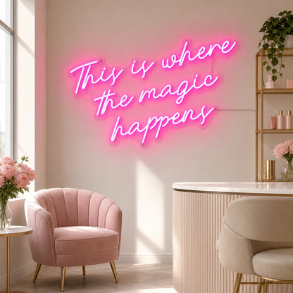 This Is LED Neon Sign real lifestyle scene