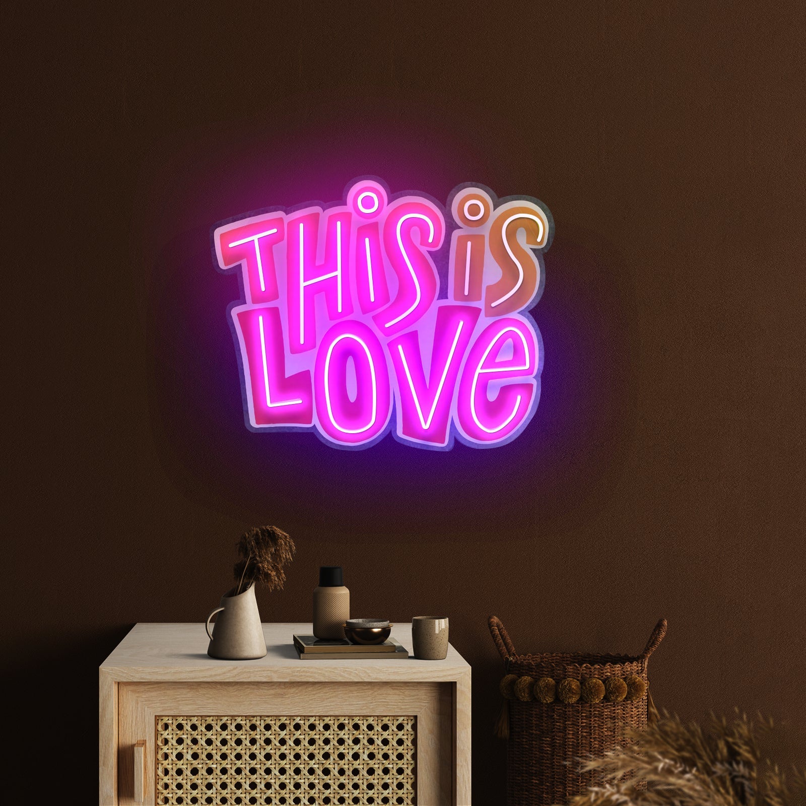 This Is Love Led Neon Sign Light Custom Led Signs - Shineneon
