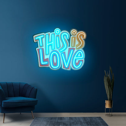 This Is Love Led Neon Sign Light Custom Led Signs - Shineneon