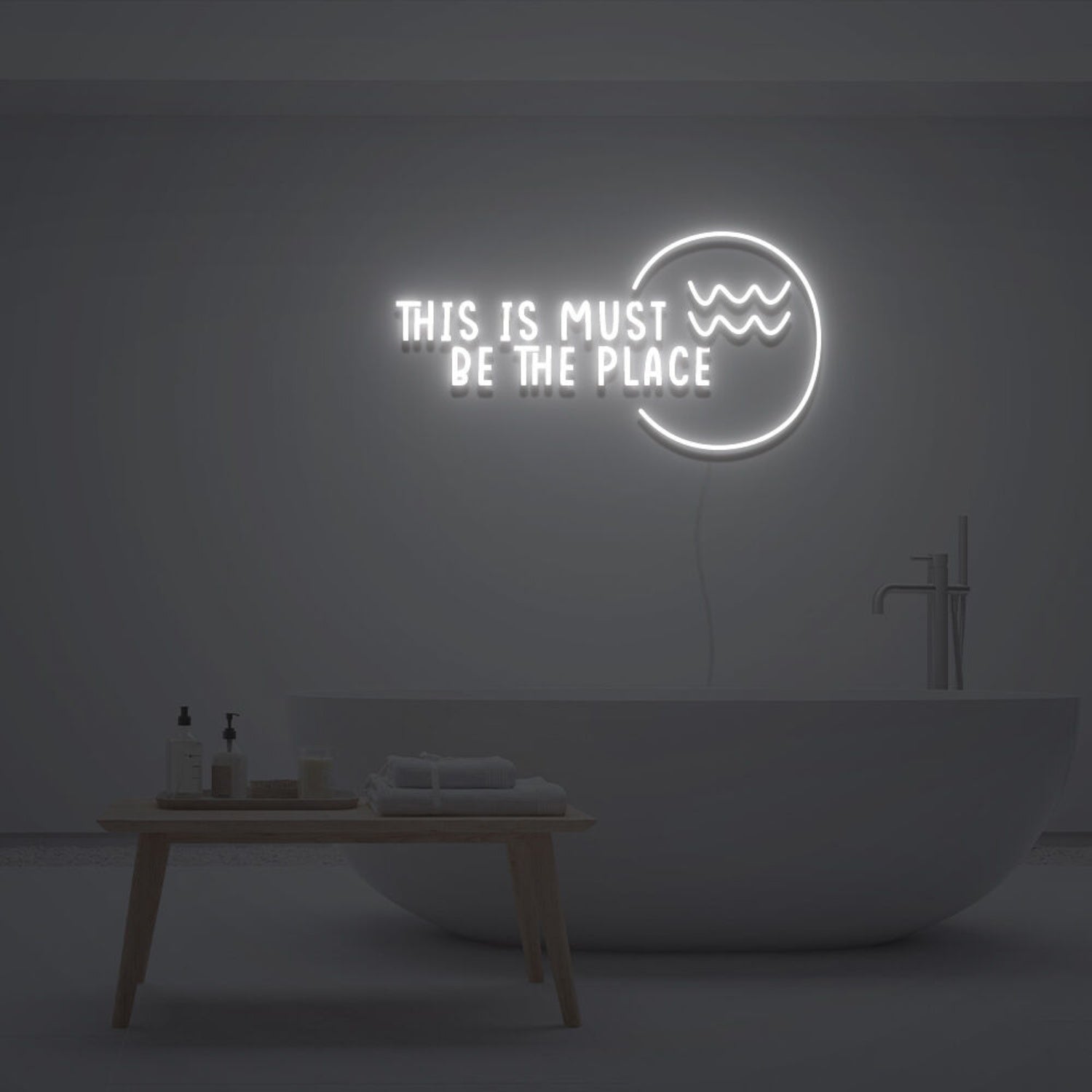 This Is Must Be The Place Led Neon Sign Custom Led Neon Sign - Shineneon