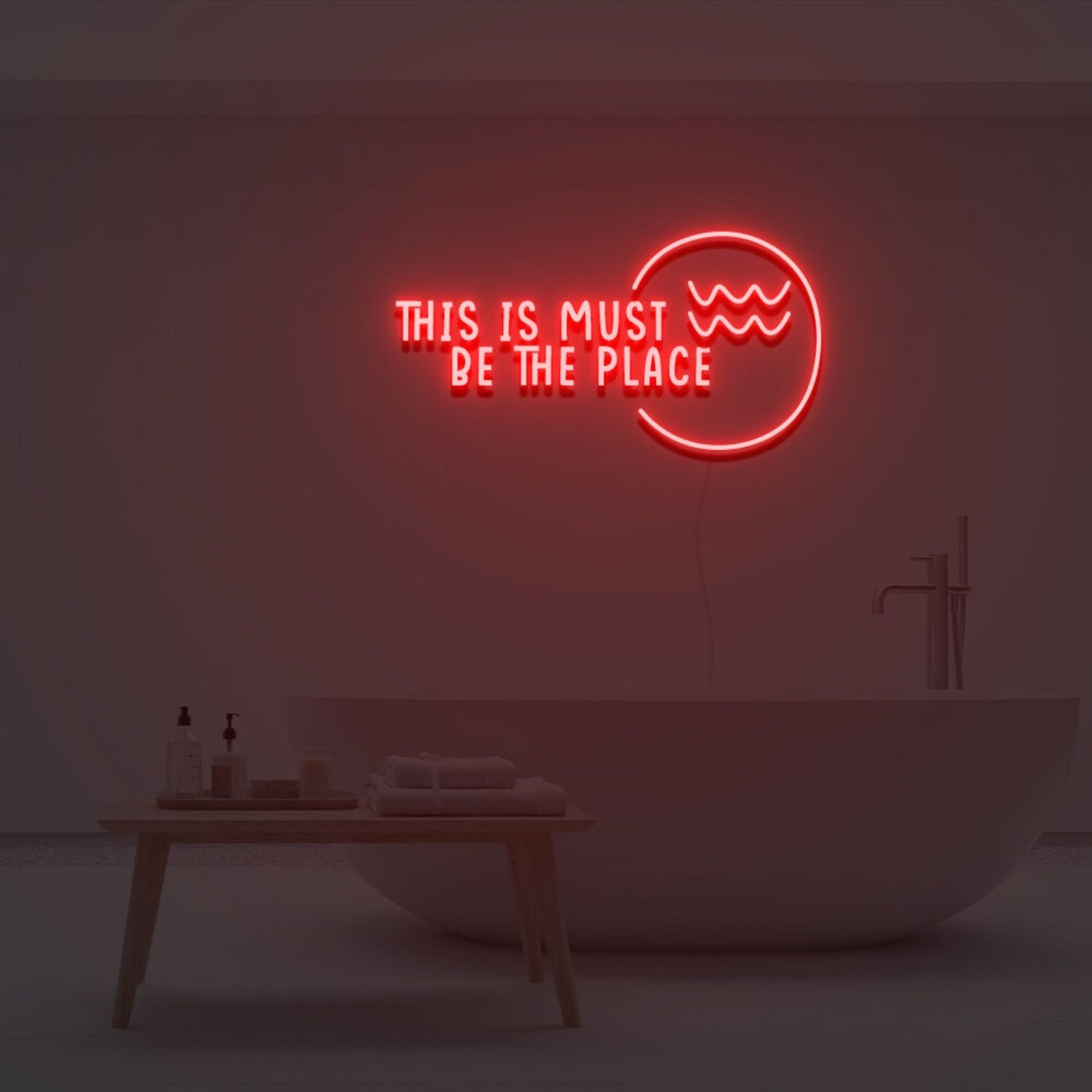 This Is Must Be The Place Led Neon Sign Custom Led Neon Sign - Shineneon