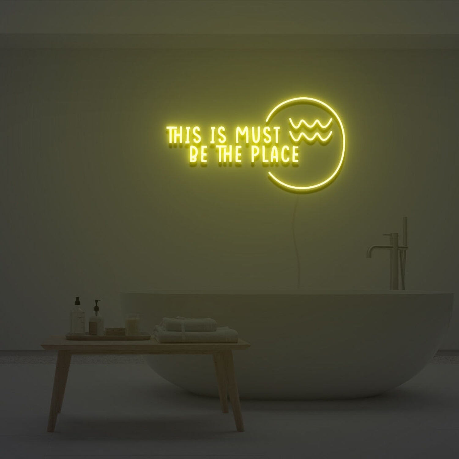 This Is Must Be The Place Led Neon Sign Custom Led Neon Sign - Shineneon