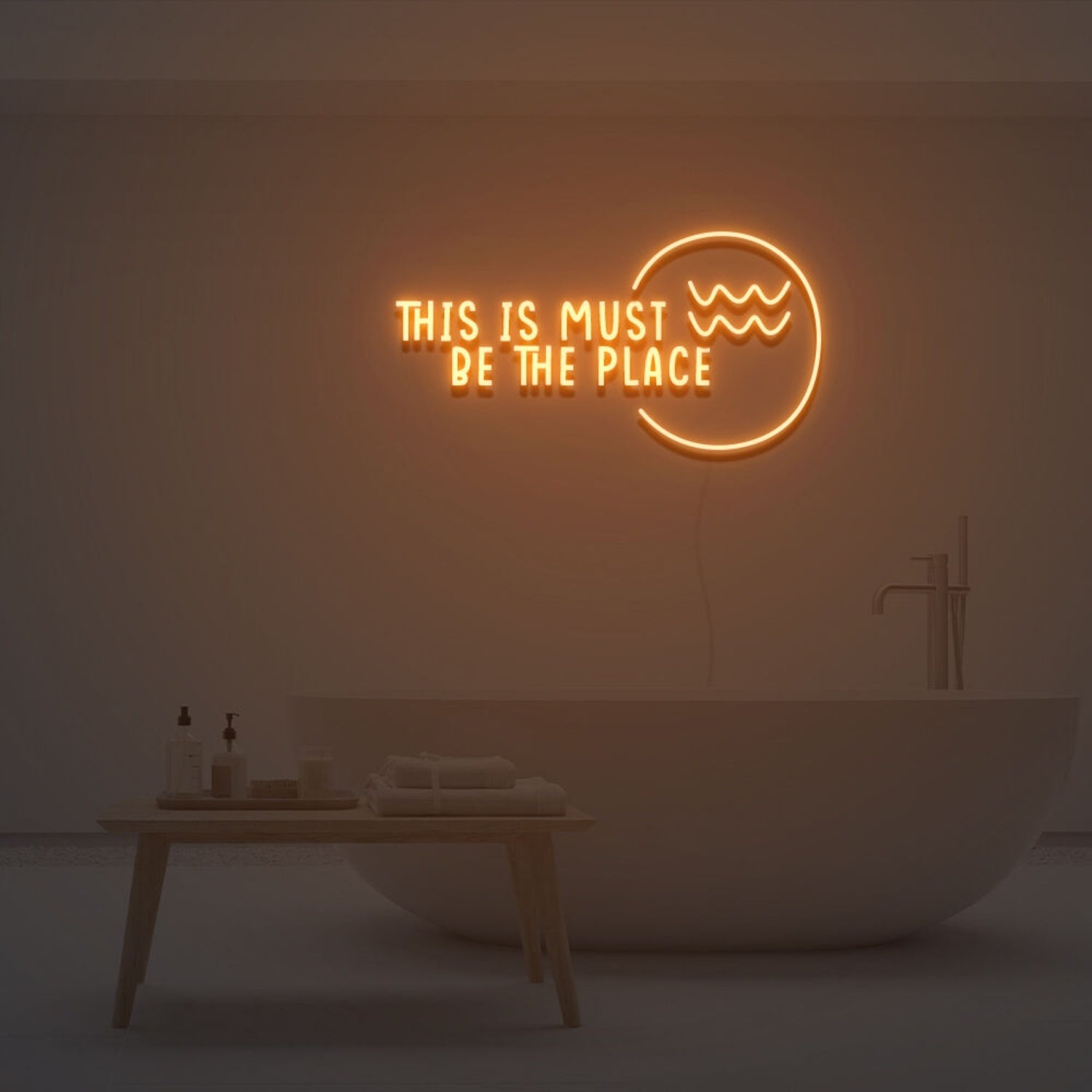 This Is Must Be The Place Led Neon Sign Custom Led Neon Sign - Shineneon