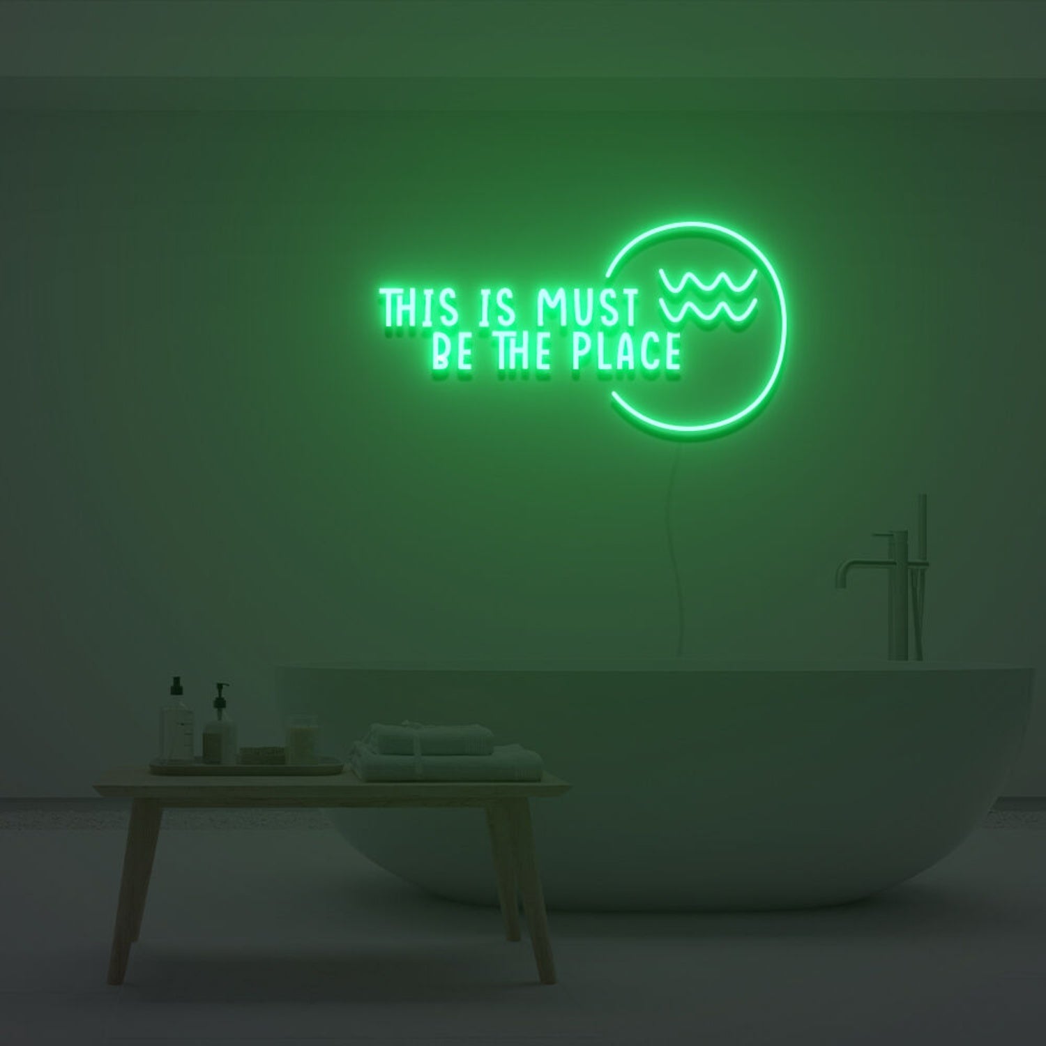 This Is Must Be The Place Led Neon Sign Custom Led Neon Sign - Shineneon