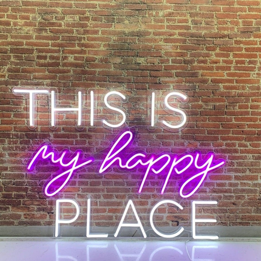 This Is My Happy Led Sign Business Neon Sign - Shineneon