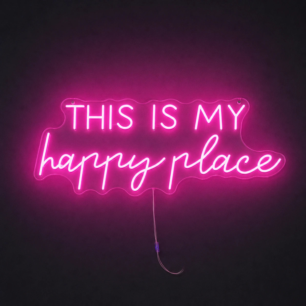 This Is My Happy Place Bedroom Decor LED Neon Sign main product image