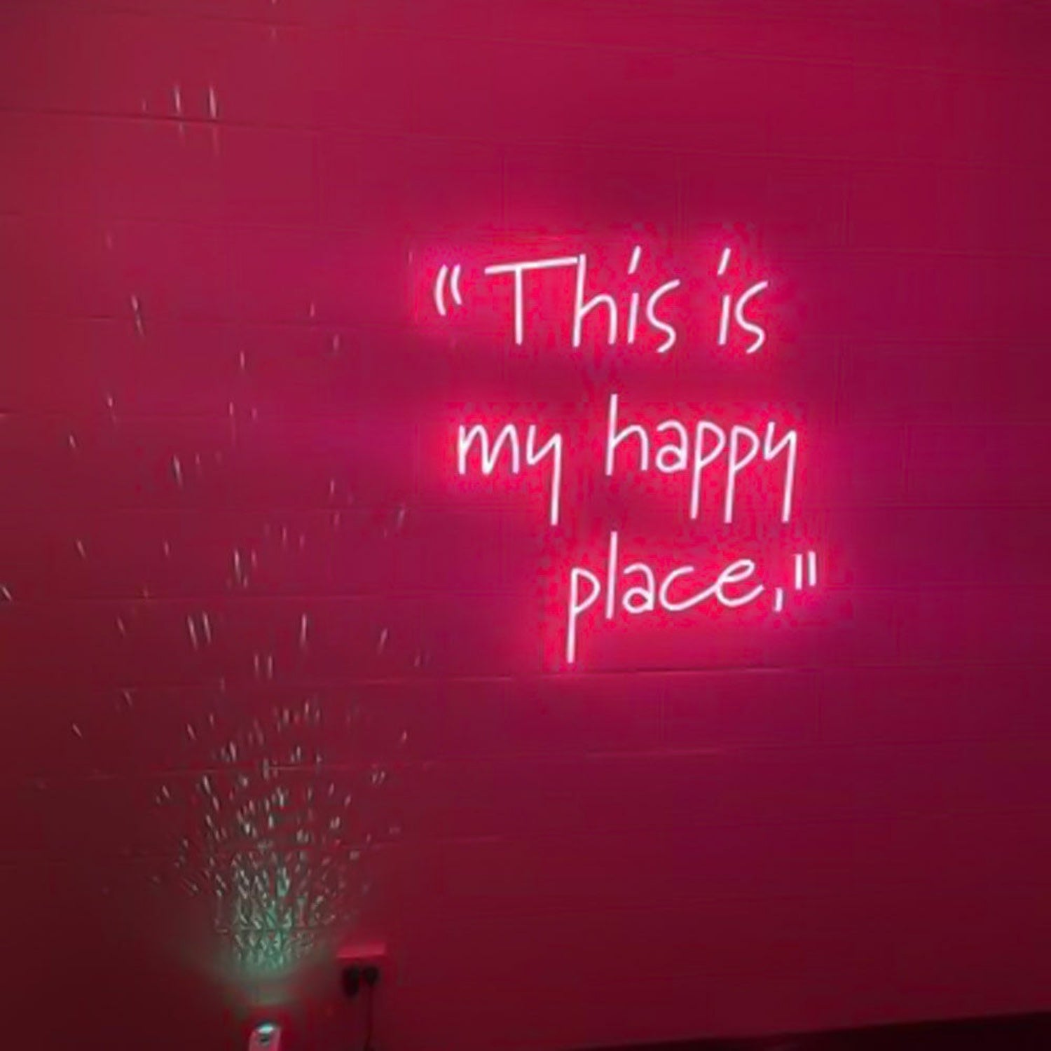 This Is My Happy Place Led Neon Sign For Cozy And Positive Spaces | Shineneon