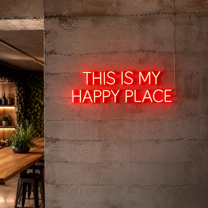 This Is My Happy Place LED Neon Sign Wall Neon Sign - 01 Original Product Image