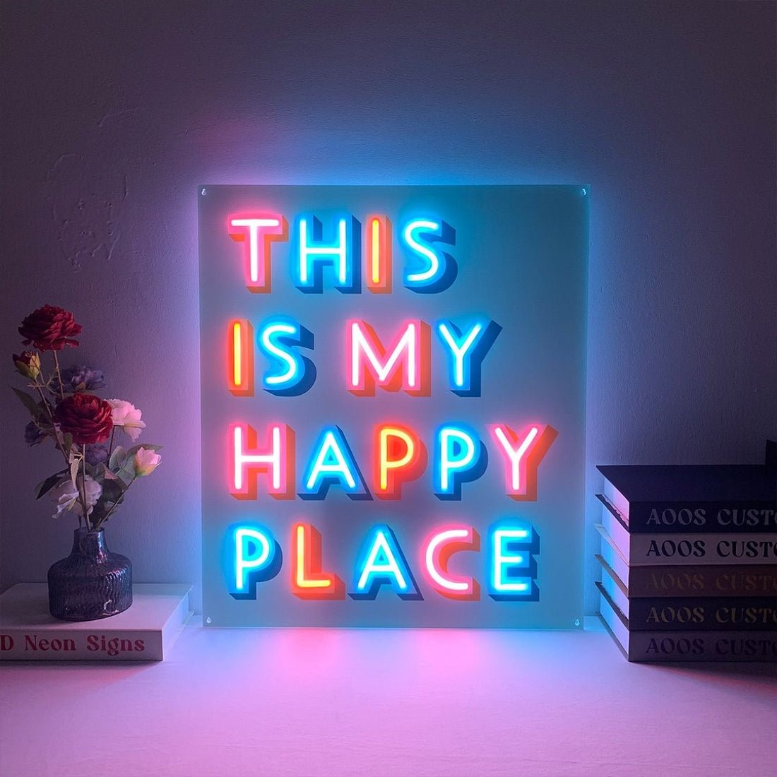 This Is My Happy Place Led Sign Business Neon Signs - Shineneon