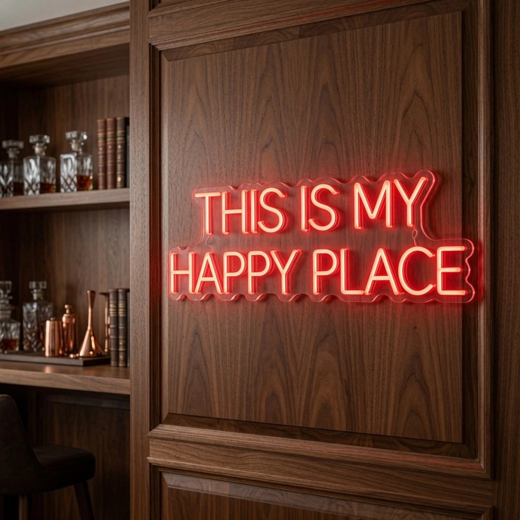 This Is My Happy Place Wall Decor LED Neon Sign - 02 High-Converting Product Image