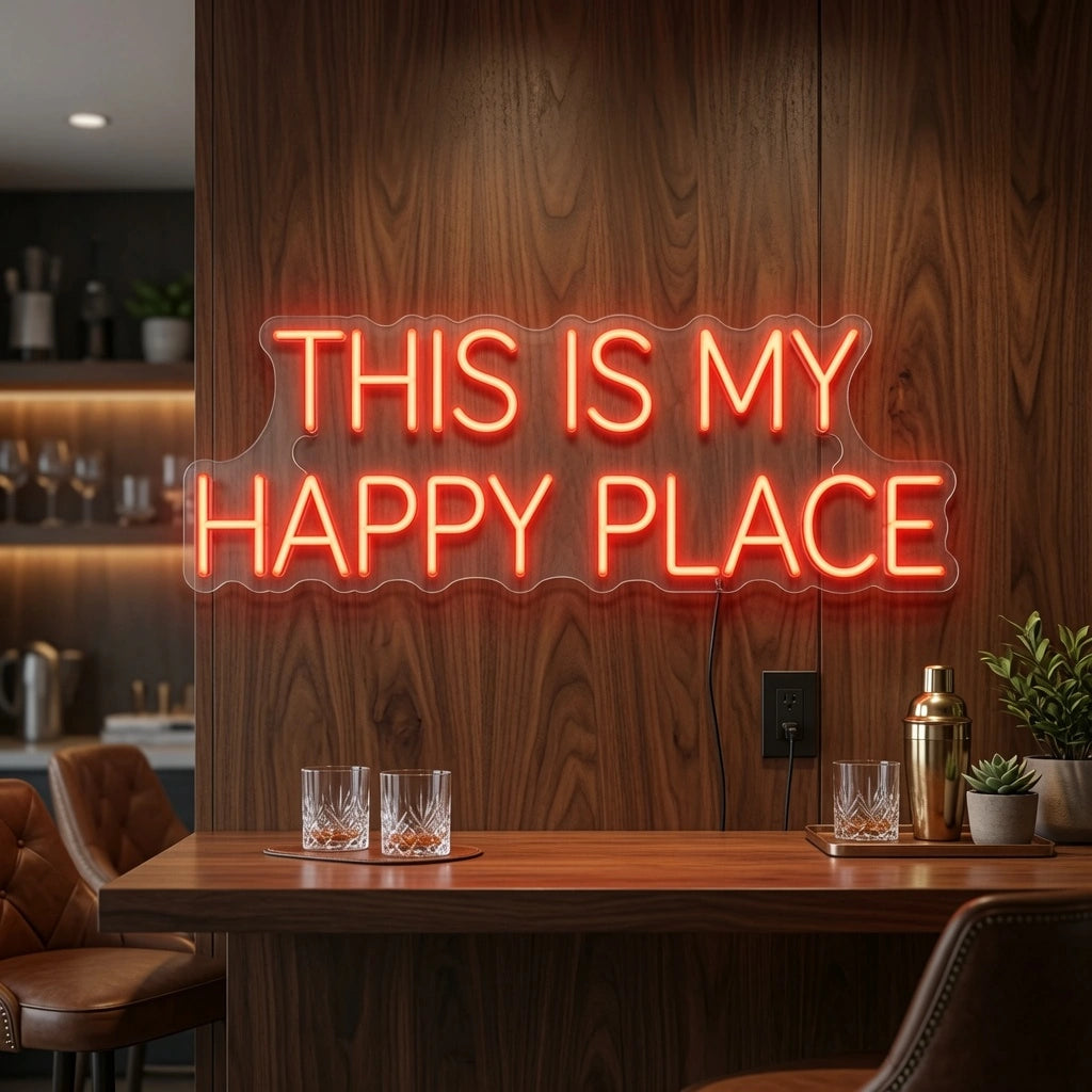 This Is My Happy Place Wall Decor LED Neon Sign Wall Neon Sign - 02 High-Converting Product Image